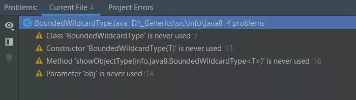 Build bounded wilcard type class Build bounded wilcard type class
