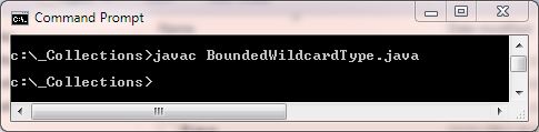 Compile bounded wilcard class Compile bounded wilcard class