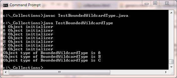 Run bounded wilcard class 2 Run bounded wilcard class 2