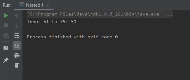 run nested if run nested if