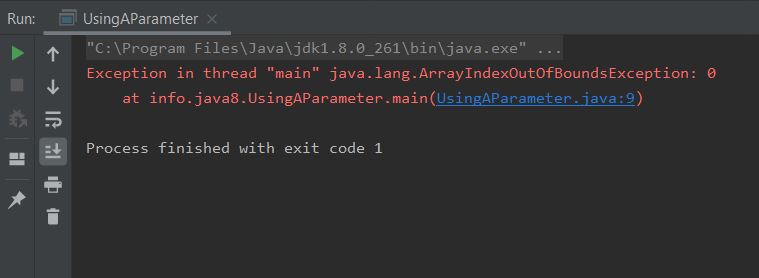 run parameter 1 run parameter 1