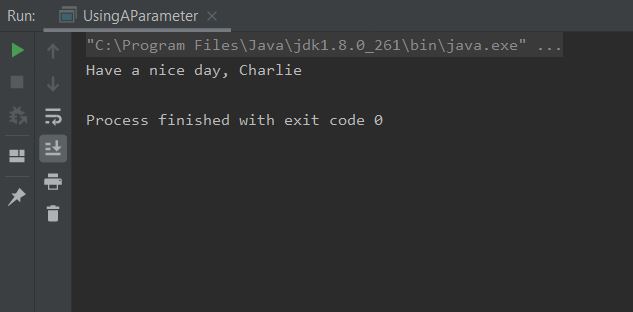 run parameter 4 run parameter 4