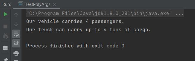 run Polymorphic Array run Polymorphic Array