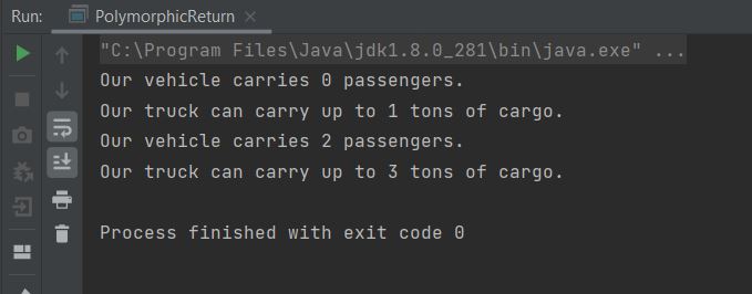 run Polymorphic Array run Polymorphic Array