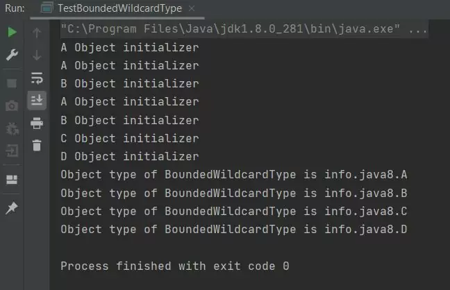 Run test bounded wilcard type class Run test bounded wilcard type class
